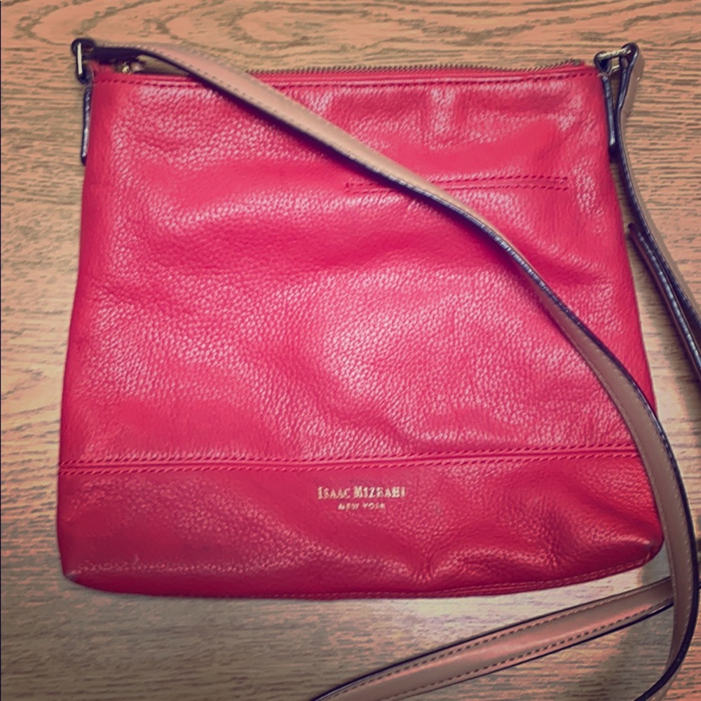 Isaac Mizrahi NY red purse